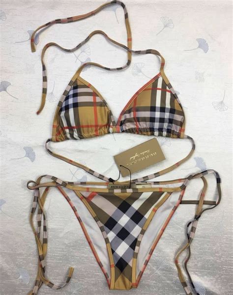 burberry swimsuit dupe|burberry bikini model.